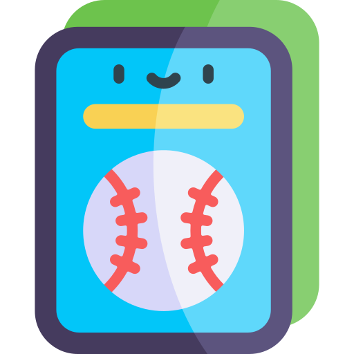 tarjeta de béisbol icono gratis