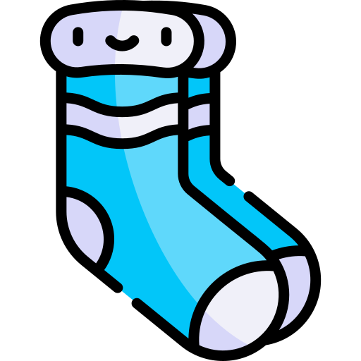 Socks Kawaii Lineal color icon
