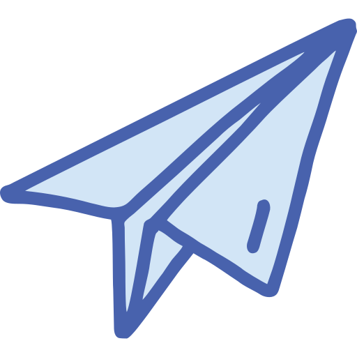 avion de papel icono gratis