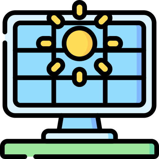 panel solar icono gratis