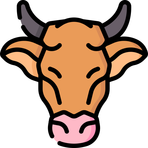 Cow Special Lineal color icon