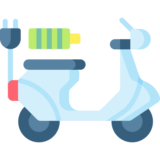 motocicleta eléctrica icono gratis