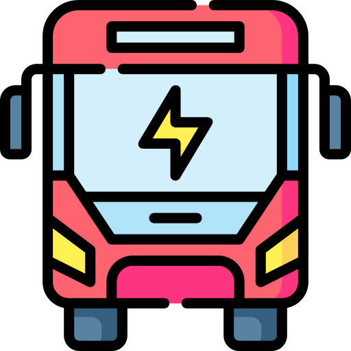Ônibus elétrico grátis ícone Ônibus elétrico grátis ícone