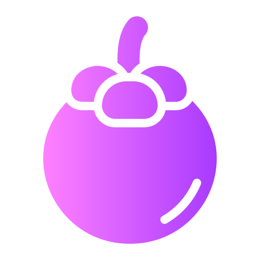 mangostán icono gratis