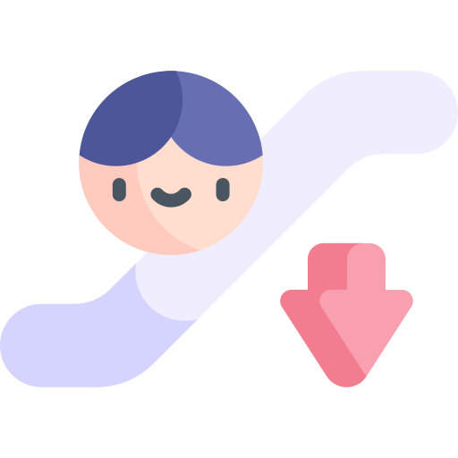 escalera mecánica icono gratis