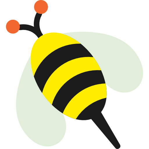 abeja icono gratis