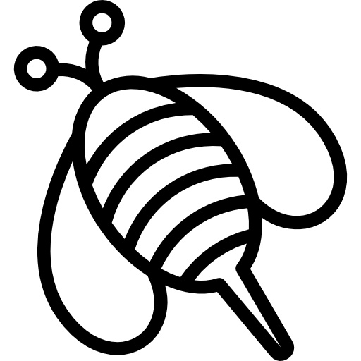 abeja icono gratis