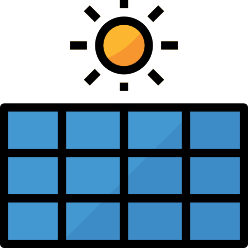 panel solar icono gratis