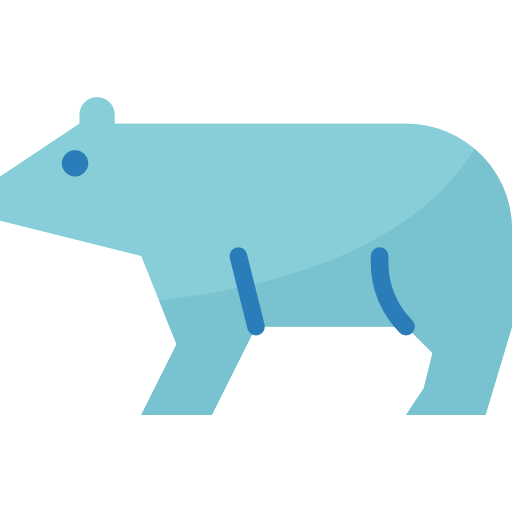 oso polar icono gratis