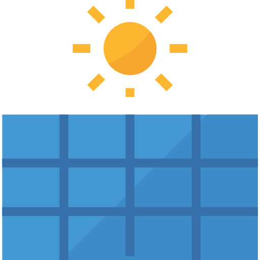 panel solar icono gratis