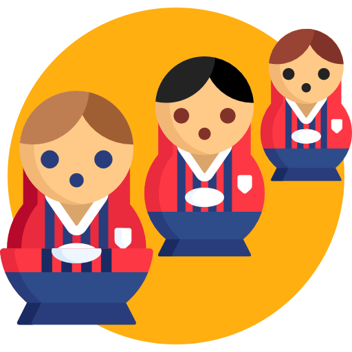 러시아 인형 무료 아이콘