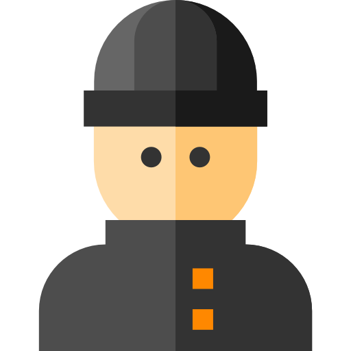 Burglar Basic Straight Flat Icon