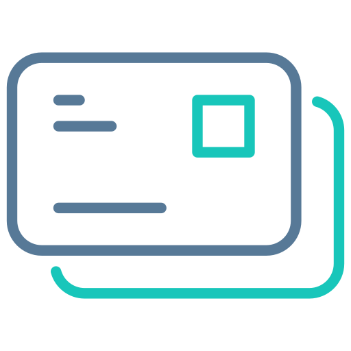 tarjeta postal icono gratis