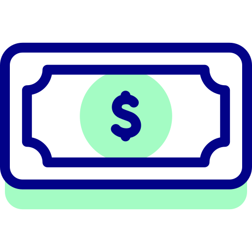 Money Detailed Mixed Lineal color icon