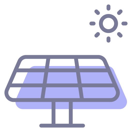 energía solar icono gratis