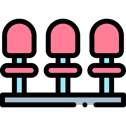 Sala de espera icono gratis