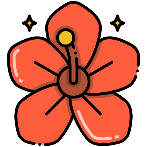 hibiscus Icône gratuit hibiscus Icône gratuit