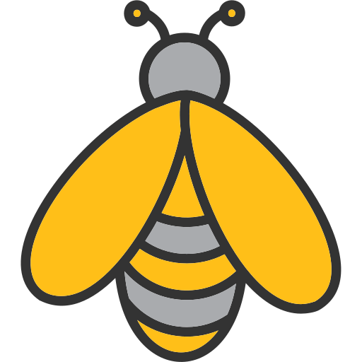 abeja icono gratis