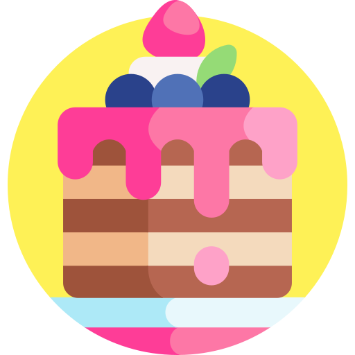 pastel de cumpleaños icono gratis