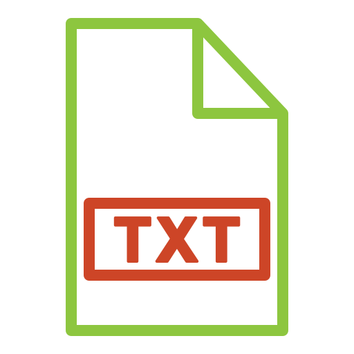 archivo txt icono gratis