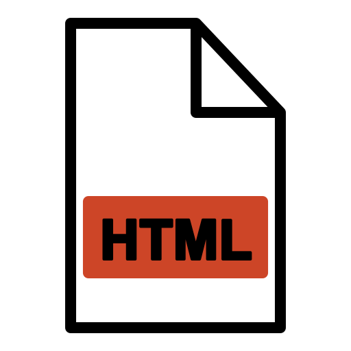 archivo html icono gratis