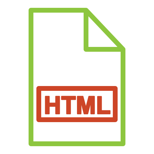 archivo html icono gratis