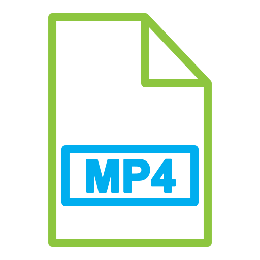 archivo mp4 icono gratis