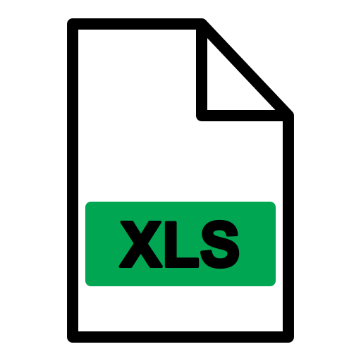 archivo xls icono gratis