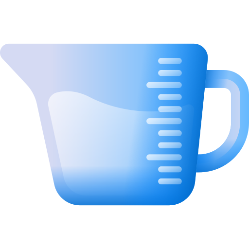 Measure cup 3D Color icon