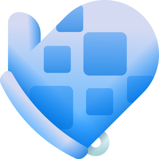 guante de cocina icono gratis