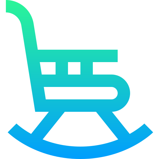 fauteuil à bascule Icône gratuit