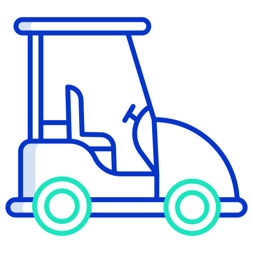 Golf cart free icon