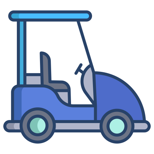 Golf cart free icon