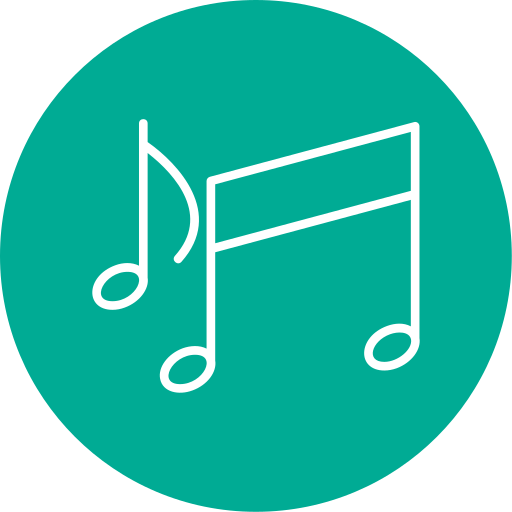 Musical notes free icon