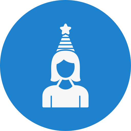 cumpleañera icono gratis