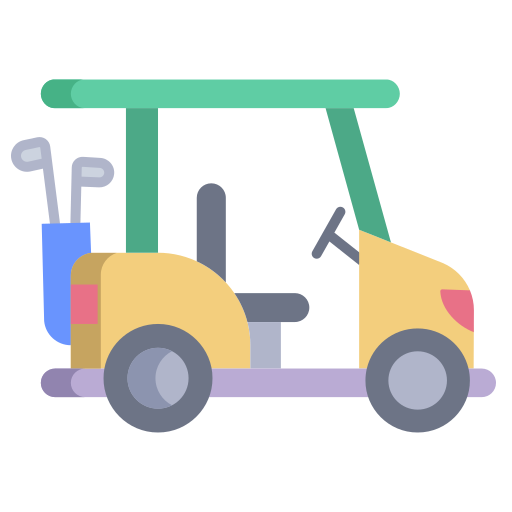 carro de golf icono gratis