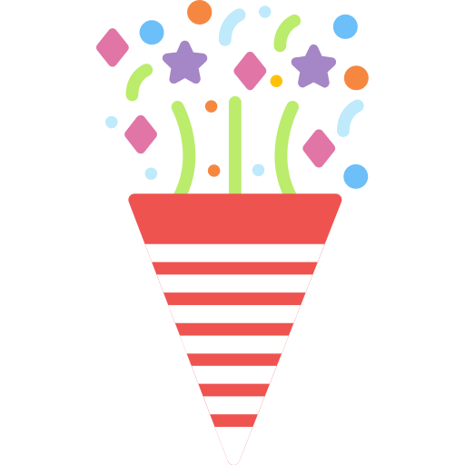 Confetti free icon