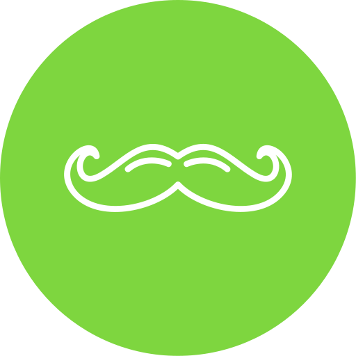 bigote icono gratis