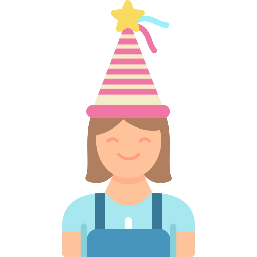 cumpleañera icono gratis