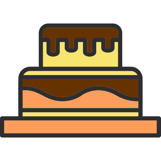 pastel de cumpleaños icono gratis