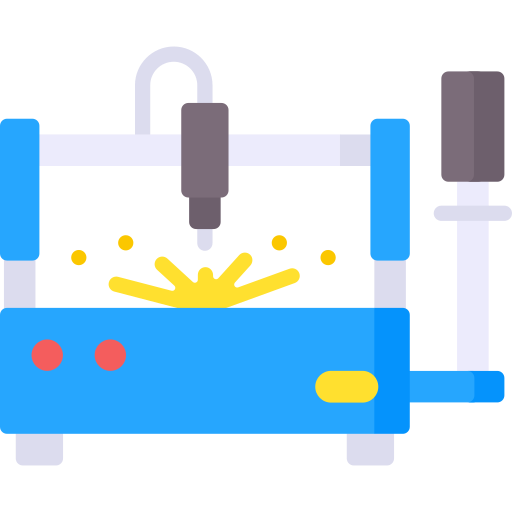 Laser cutting machine Special Flat icon