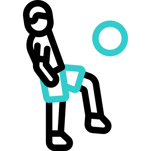 jugador de fútbol icono gratis