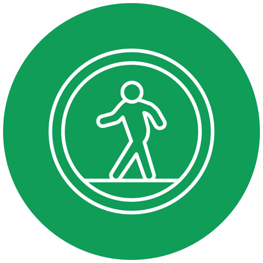 peatonal icono gratis