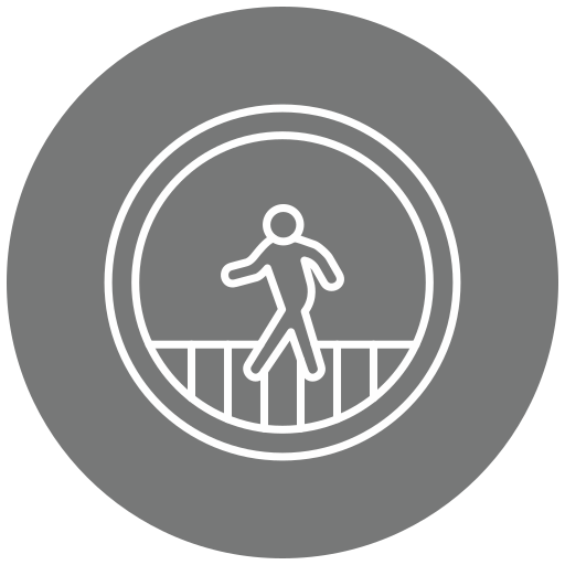 passage piéton Icône gratuit