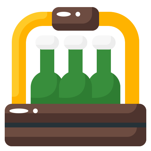 caja de cerveza icono gratis