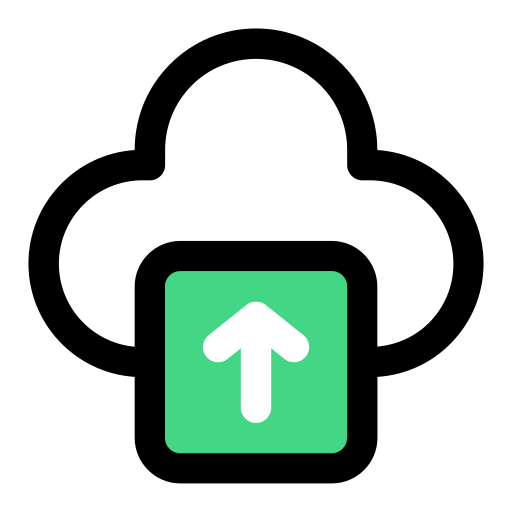 Cloud upload free icon Cloud upload free icon