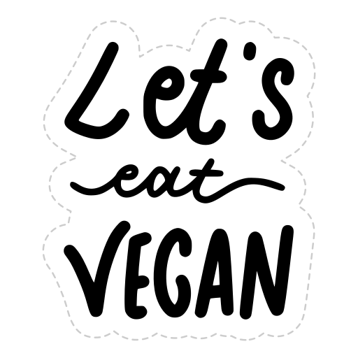 végétalien gratuit sticker végétalien gratuit sticker