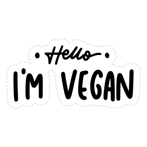 végétalien gratuit sticker végétalien gratuit sticker