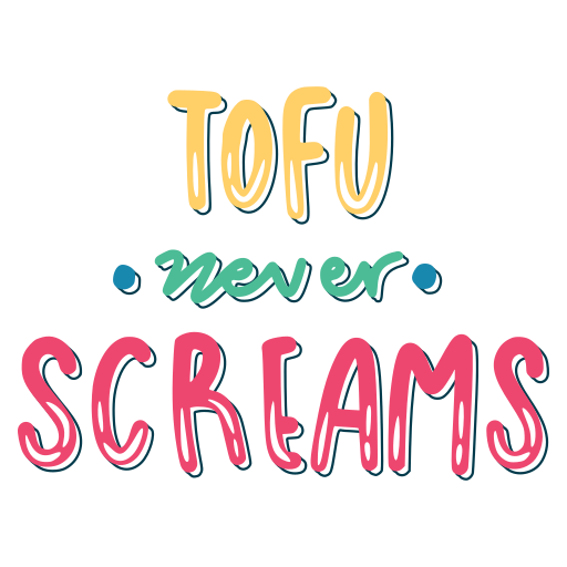 Tofu free sticker Tofu free sticker