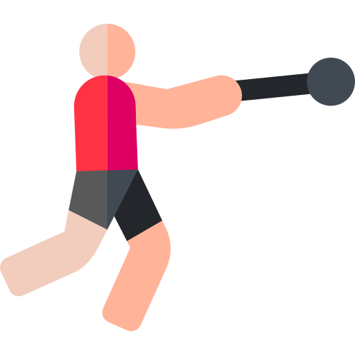 Hammer throw free icon